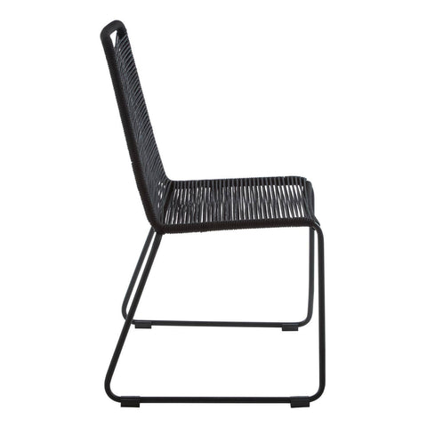 Modern Black Rope Chair