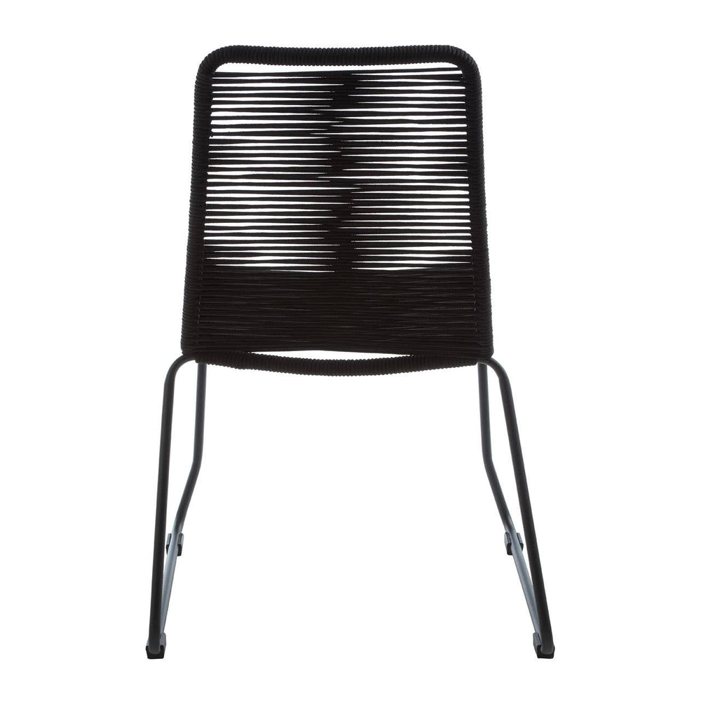 Modern Black Rope Chair