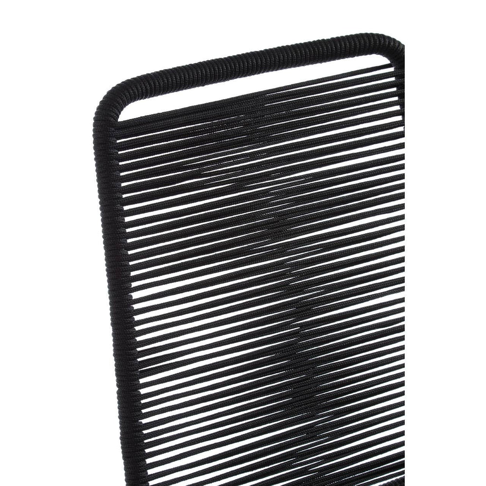 Modern Black Rope Chair