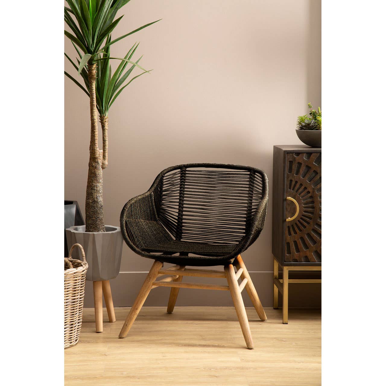 Modern Rope Accent Chair