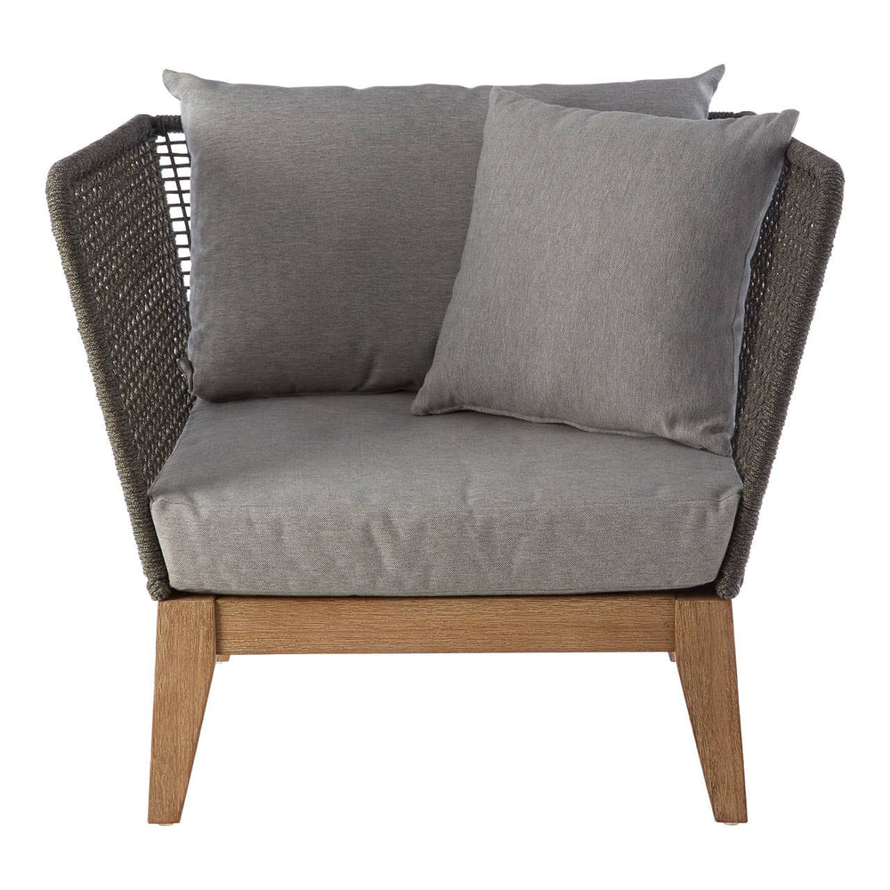 Modern Grey Rope Armchair