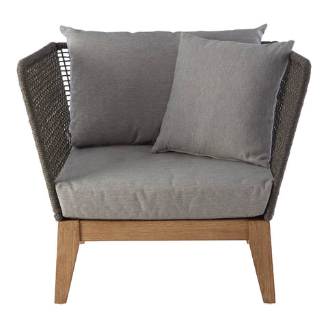 Modern Grey Rope Armchair