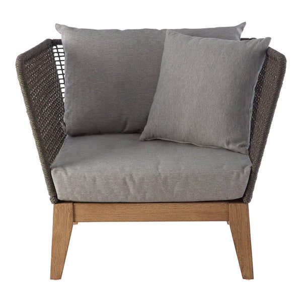 Modern Grey Rope Armchair