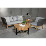 Modern Grey Rope Armchair