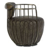 Quilted Leather Swivel Chair
