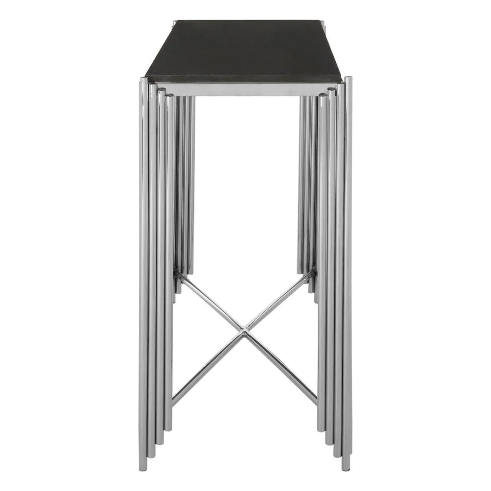 Luxury Steel Console Table