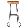 Rustic Wood Bar Stool