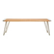 Golden Grain Iron Bench