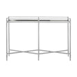 Reflective Silver Mirrored Table