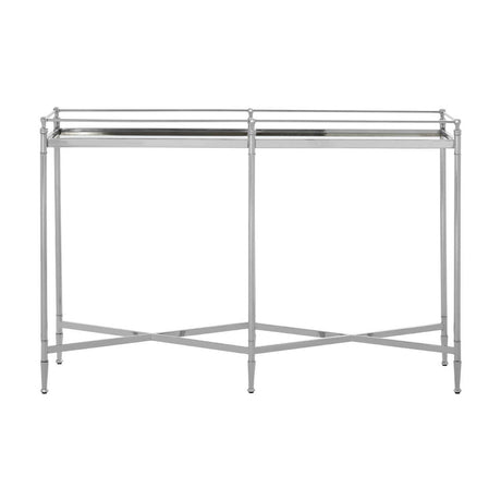 Reflective Silver Mirrored Table
