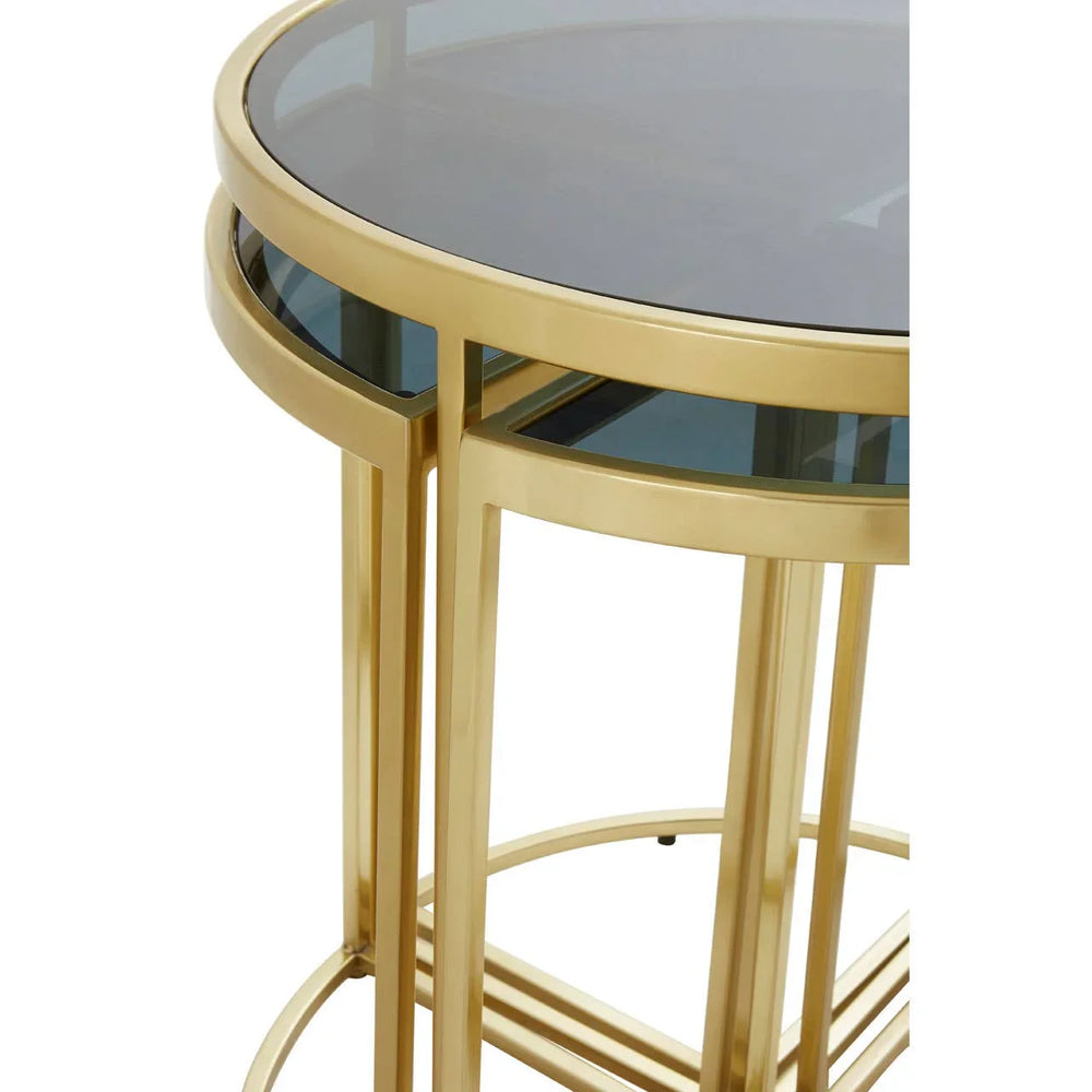 Luxe Gold Nesting Side Tables