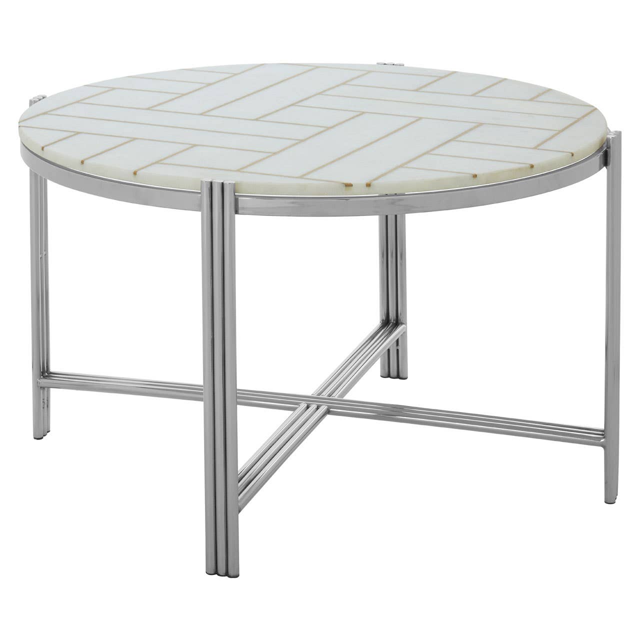 Gold & Marble Coffee Table