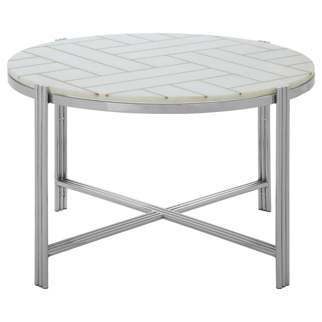 Gold & Marble Coffee Table