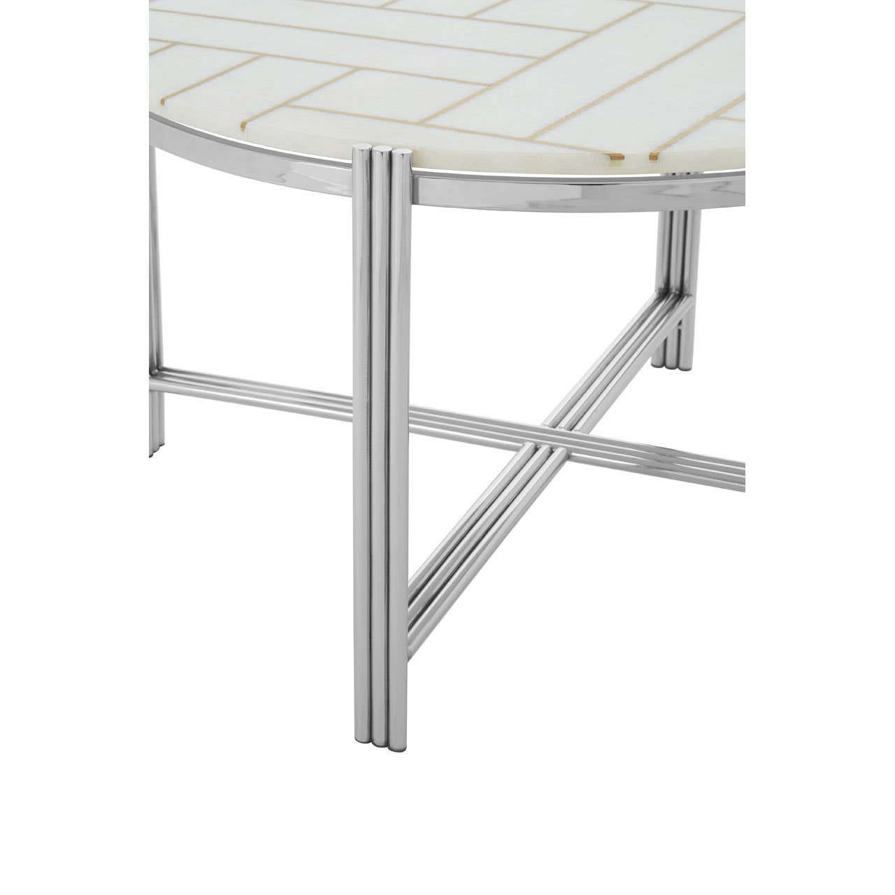 Gold & Marble Coffee Table
