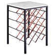 Modern Geometric Wine Rack Table