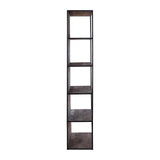 Boho Elm Wood Shelf Unit