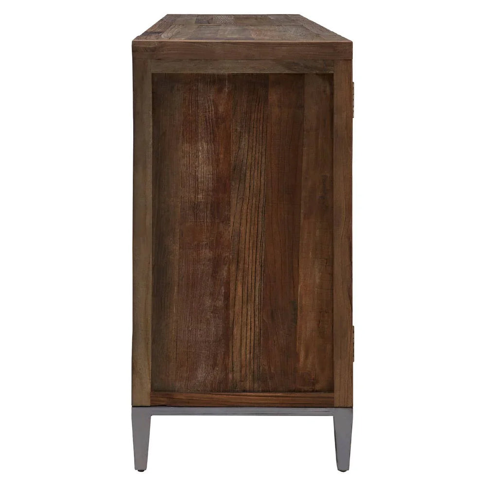 Midas Sunburst Steel Sideboard