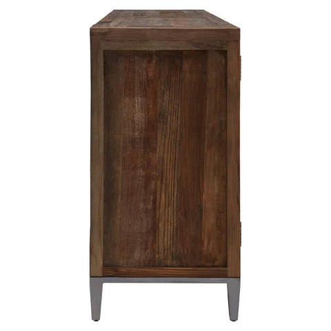 Midas Sunburst Steel Sideboard