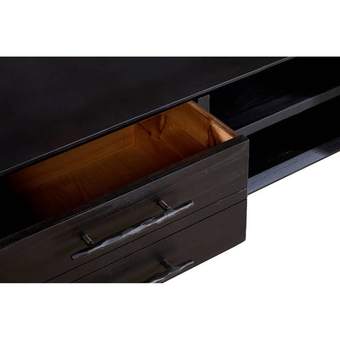Sleek Pine Media Console