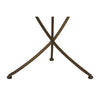 Elm Wood Iron Side Table