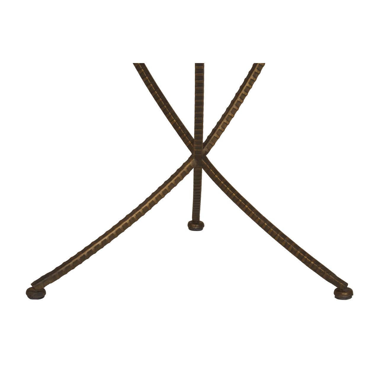 Elm Wood Iron Side Table