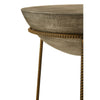 Concrete & Iron End Table