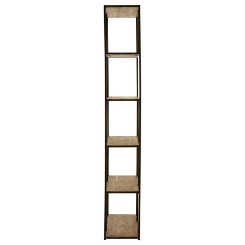 Industrial Wood Shelf Unit