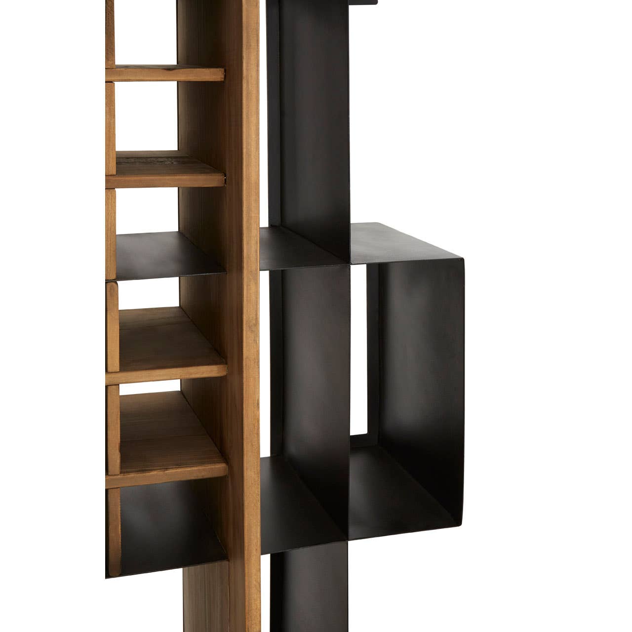 Industrial Wine Display Shelf