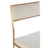 Luxe White Velvet Dining Chair