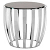 Regal Steel Glass Side Table