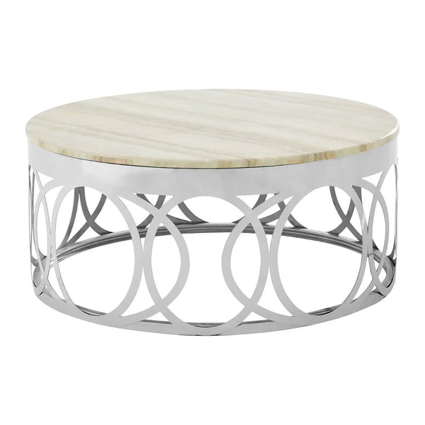 Marble Steel Coffee Table