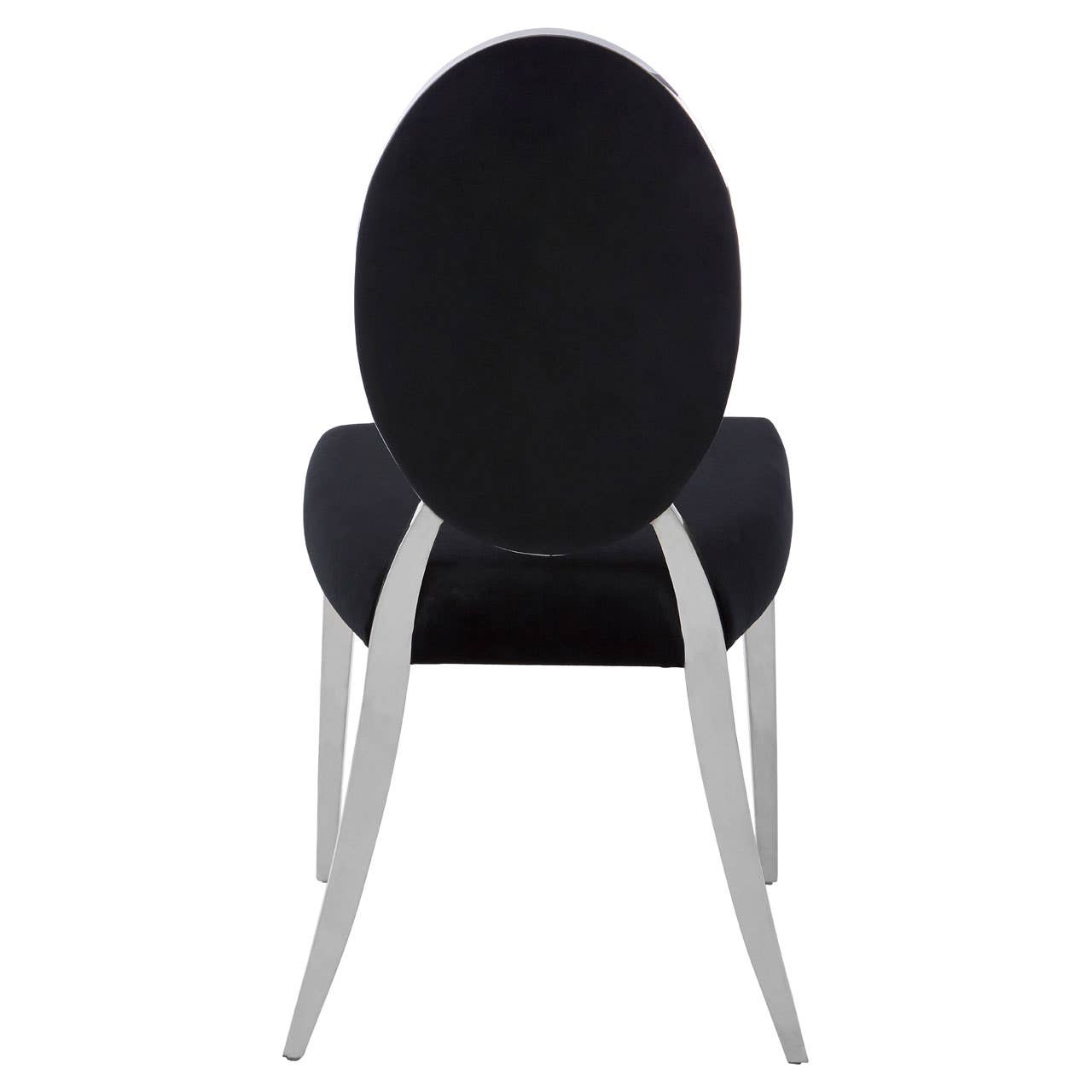 Luxe Silver Velvet Accent Chair