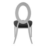 Luxe Black Velvet Dining Chair