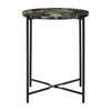 Elegant Green Iron Leg Table