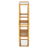 HexaGold Mirrored Shelf Unit