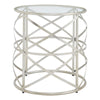 Iron Glass Side Table