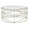 Rustic Iron Glass Coffee Table