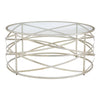 Rustic Iron Glass Coffee Table
