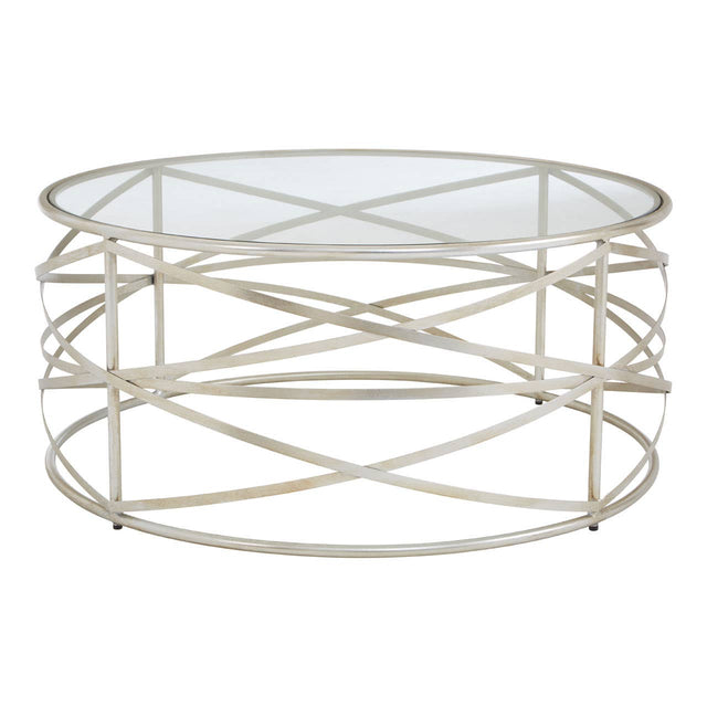 Rustic Iron Glass Coffee Table