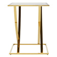 Gold Mirrored Side Table