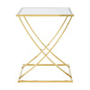 Gold Mirrored Side Table