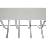 Mirrored Stainless Steel Coffee Table