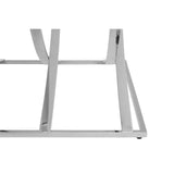 Mirrored Stainless Steel Coffee Table
