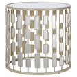 Glam Mirrored Side Table