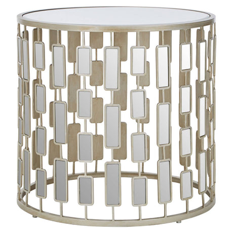 Glam Mirrored Side Table