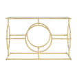 Golden Deco Console Table