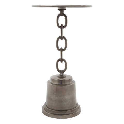 Chain Design Aluminum Side Table