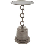 Chain Design Aluminum Side Table