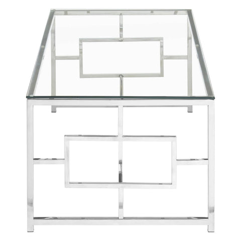 Silver Glass Coffee Table