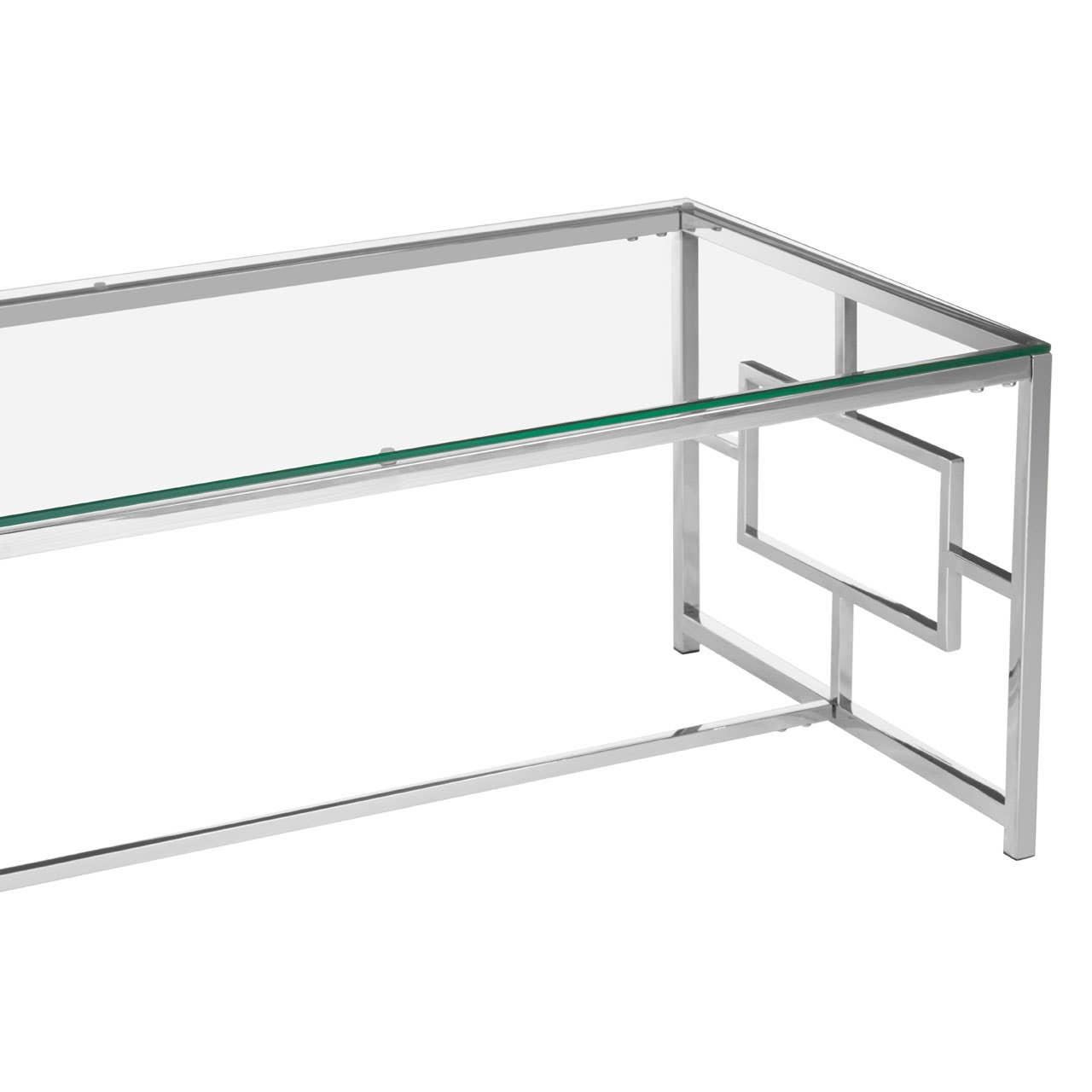 Silver Glass Coffee Table